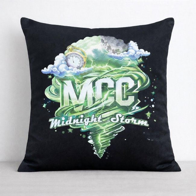 Dekokissen black MCC Design Midnight Storm